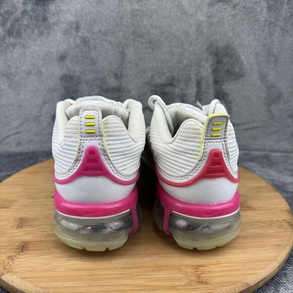 Nike Air VaporMax 360 Shoes Womens Size 6 White Pink Volt Running CQ4538-001 - Picture 4 of 9
